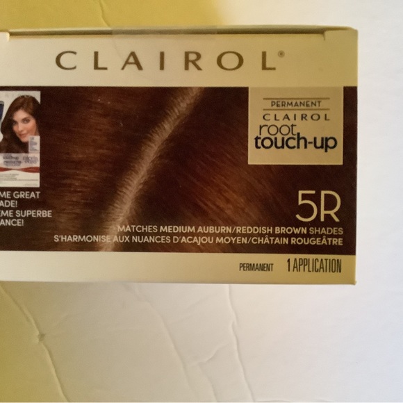 Clairol root touch up, hair colour, medium auburn reddish brown shades, NIB 5R - Picture 6 of 6